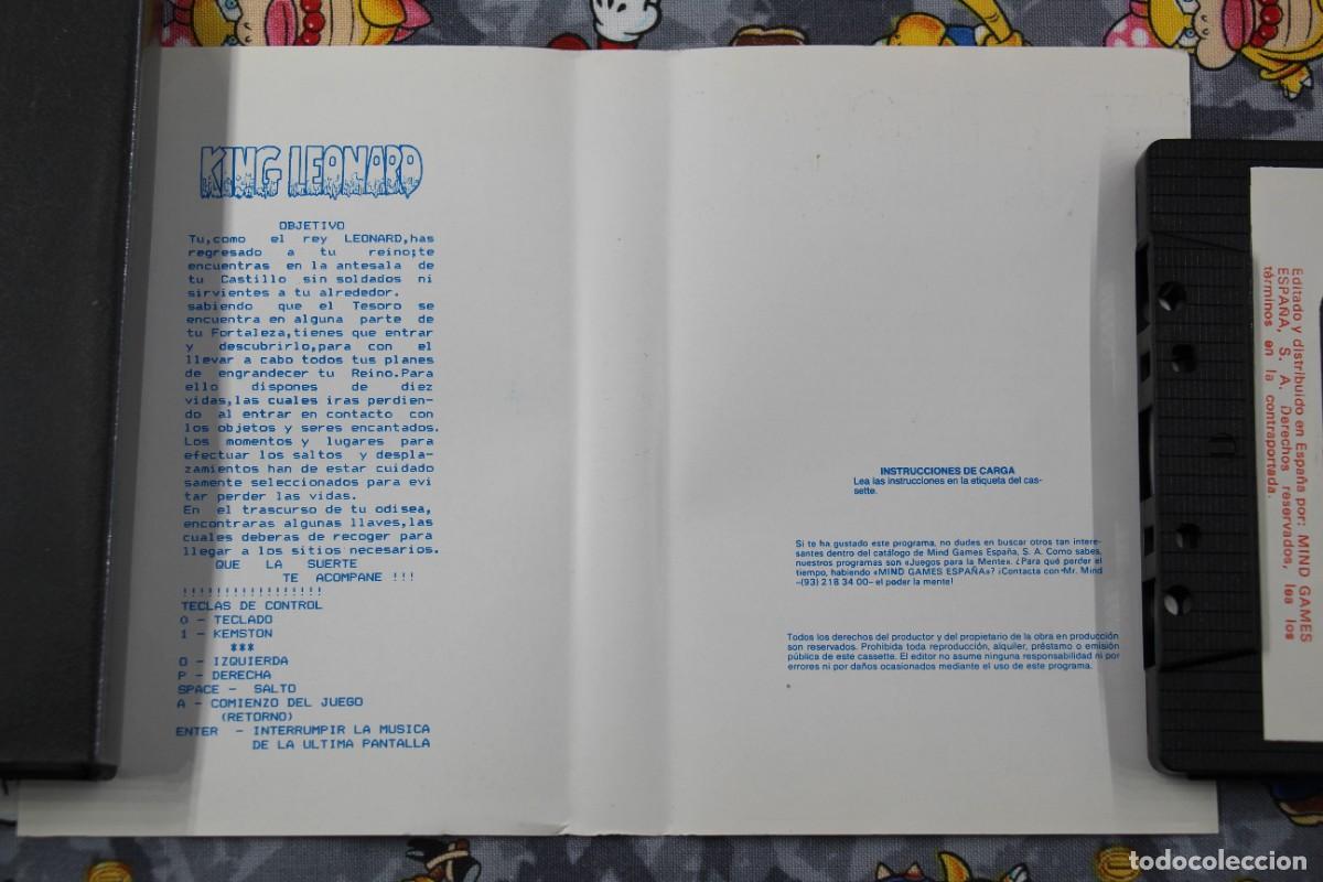 Videojuegos y consolas: MSX ESTUCHE KING LEONARD EN ESPA&Ntilde;OL - Foto 3