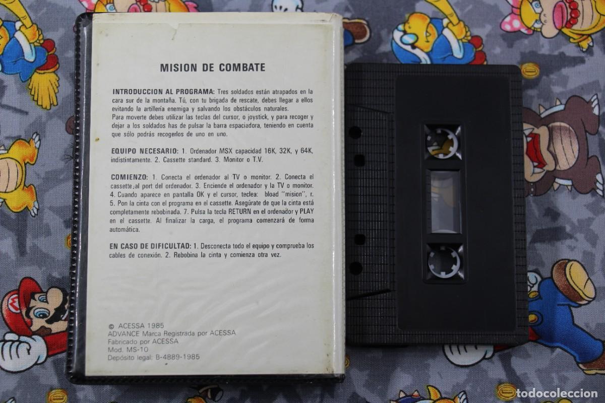 Videojuegos y consolas: MSX ESTUCHE ADVANCE MISION DE COMBATE EN ESPA&Ntilde;OL - Foto 2