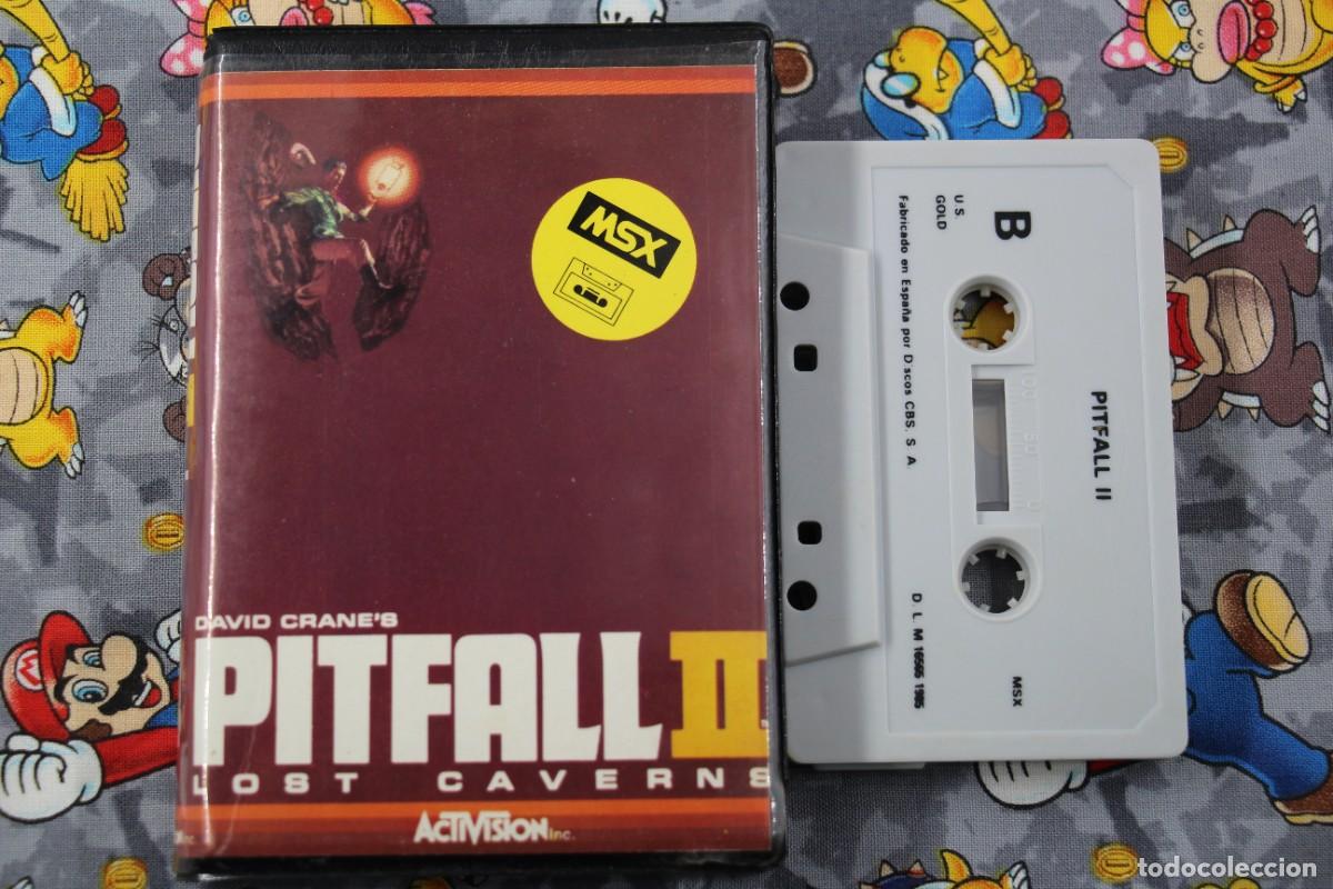 Videojuegos y consolas: MSX ESTUCHE ACTIVISION PITFALL II LOST CAVERNS EN ESPA&Ntilde;OL - Foto 1