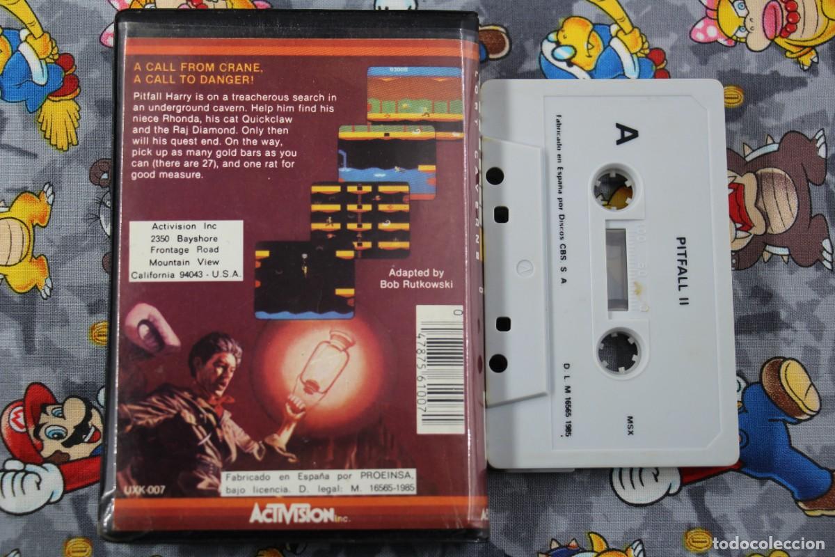 Videojuegos y consolas: MSX ESTUCHE ACTIVISION PITFALL II LOST CAVERNS EN ESPA&Ntilde;OL - Foto 2