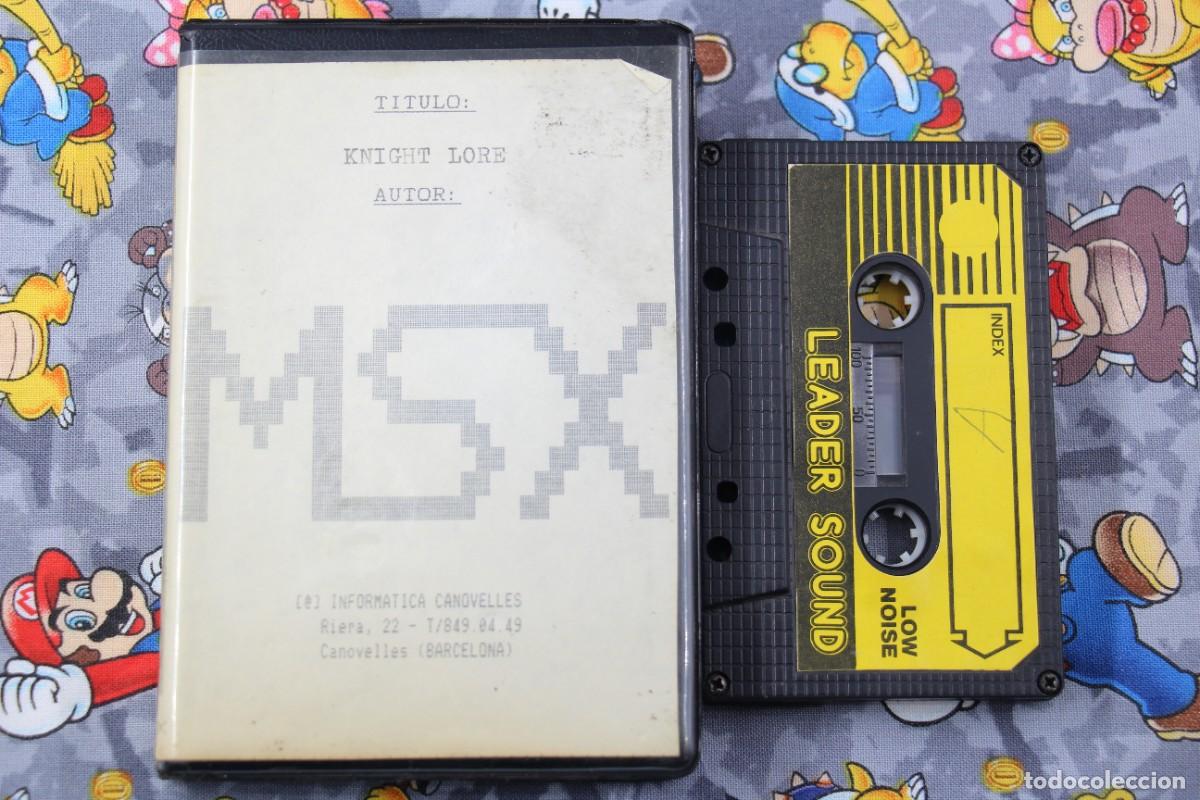 Videojuegos y consolas: MSX ESTUCHE INFORMATICA CANOVELLES KNIGHT LORE EN ESPA&Ntilde;OL - Foto 1