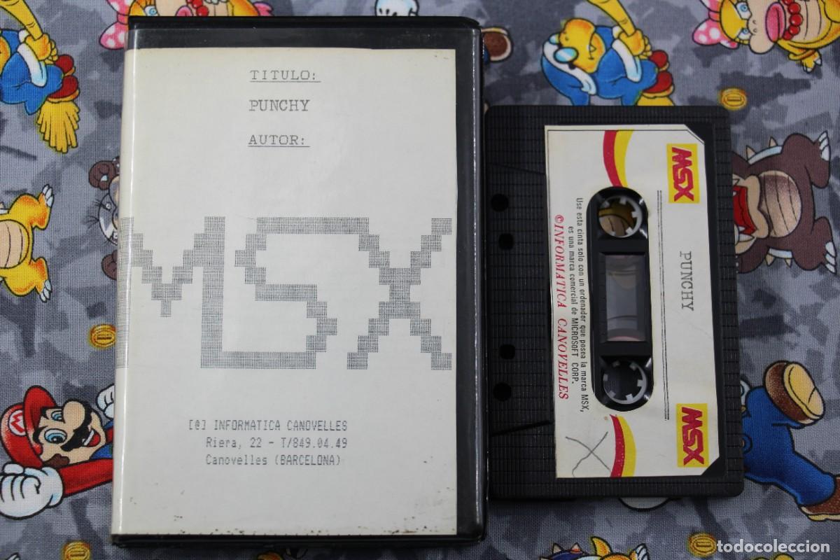 Videojuegos y consolas: MSX ESTUCHE INFORMATICA CANOVELLES PUNCHY EN ESPA&Ntilde;OL - Foto 1