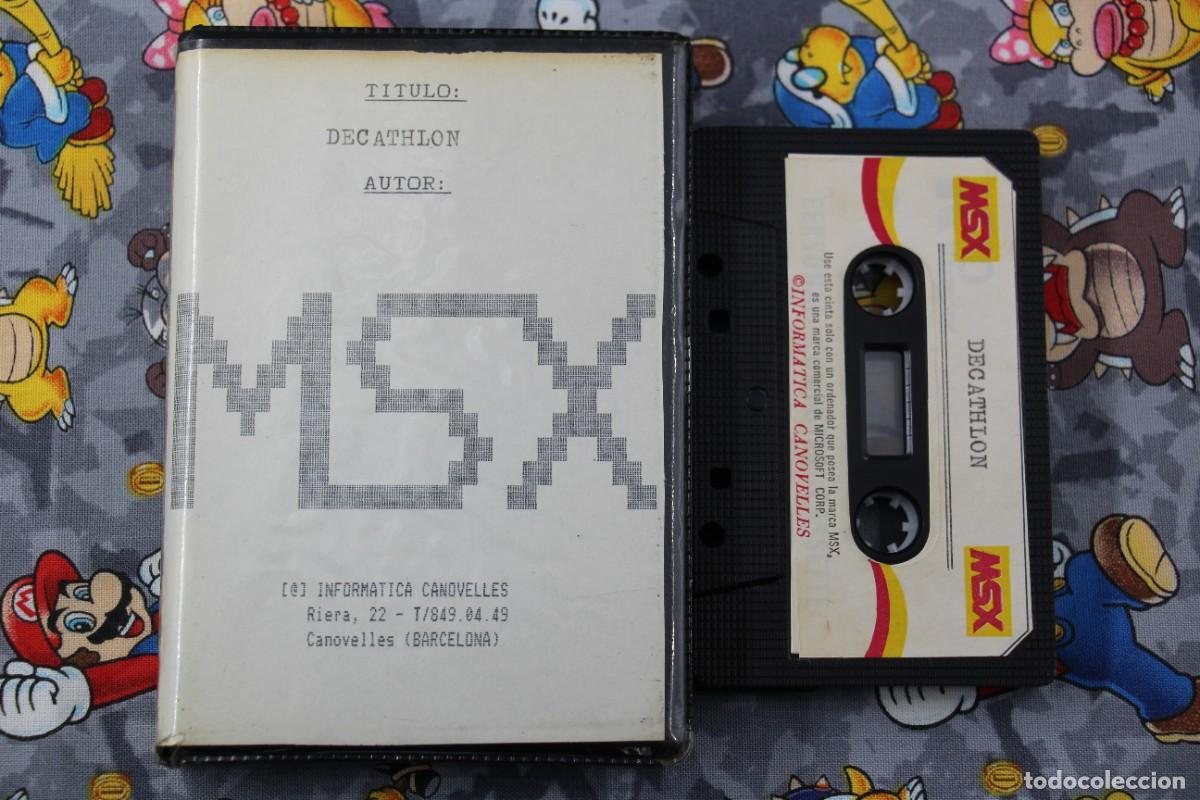 Videojuegos y consolas: MSX ESTUCHE INFORMATICA CANOVELLES DECATHLON EN ESPA&Ntilde;OL - Foto 1