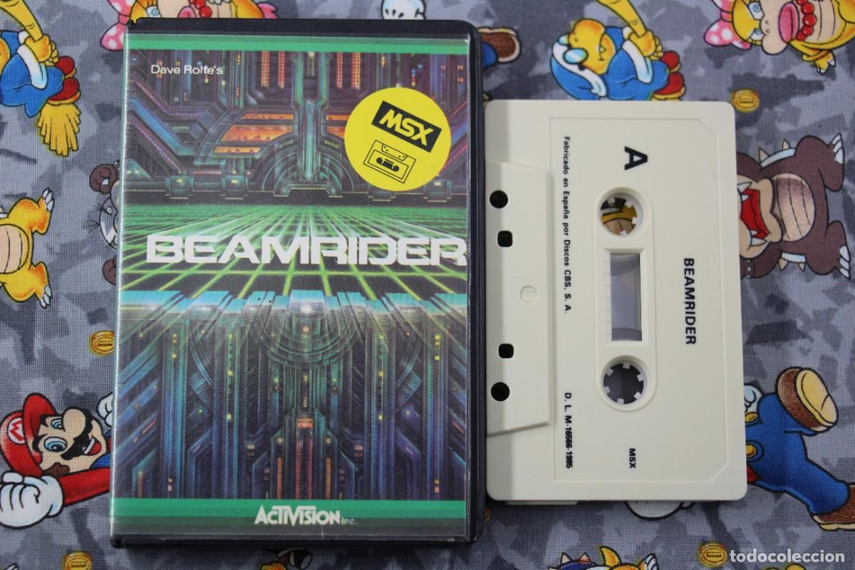 Videojuegos y consolas: MSX ESTUCHE DURO ACTIVISION BEAMRIDER EN ESPA&Ntilde;OL - Foto 1