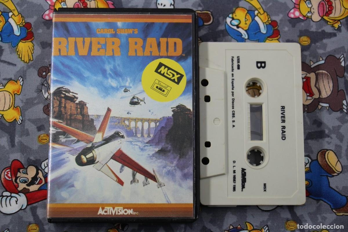 Videojuegos y consolas: MSX ESTUCHE ACTIVISION RIVER RAID CON ERROR DE CORTE EN LA CARATULA EN ESPA&Ntilde;OL - Foto 1