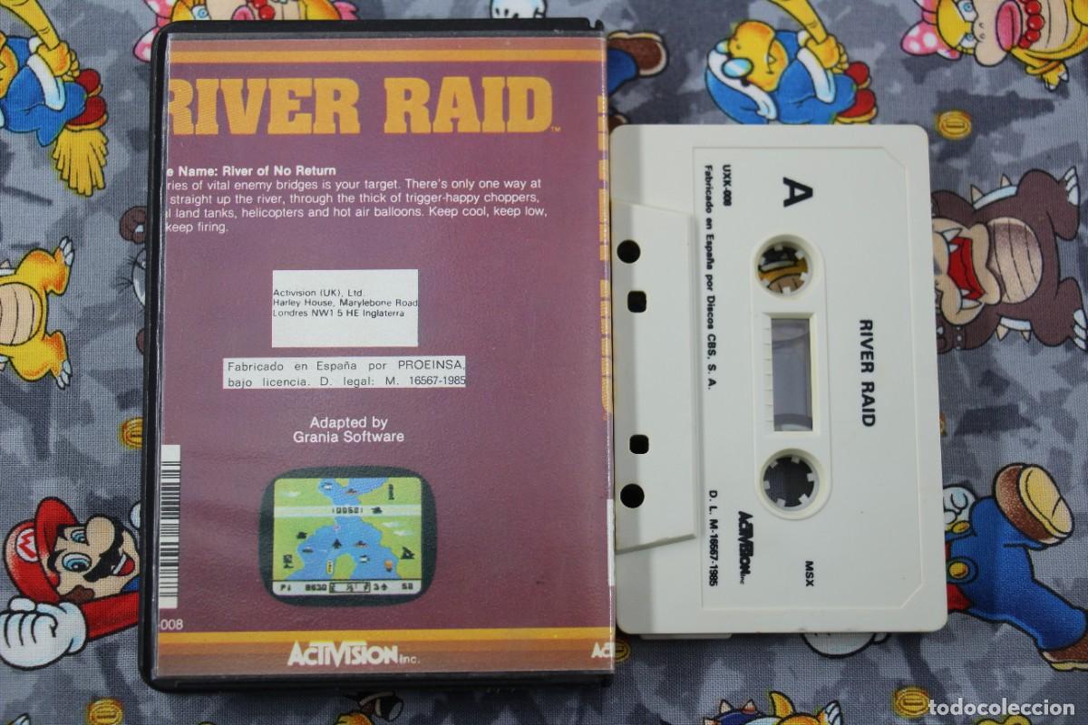 Videojuegos y consolas: MSX ESTUCHE ACTIVISION RIVER RAID CON ERROR DE CORTE EN LA CARATULA EN ESPA&Ntilde;OL - Foto 2