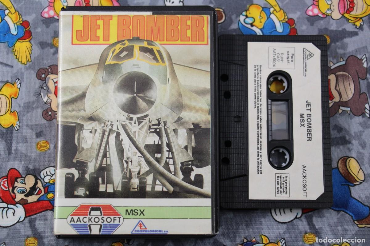 Videojuegos y consolas: MSX ESTUCHE JET BOMBER EN ESPA&Ntilde;OL - Foto 1