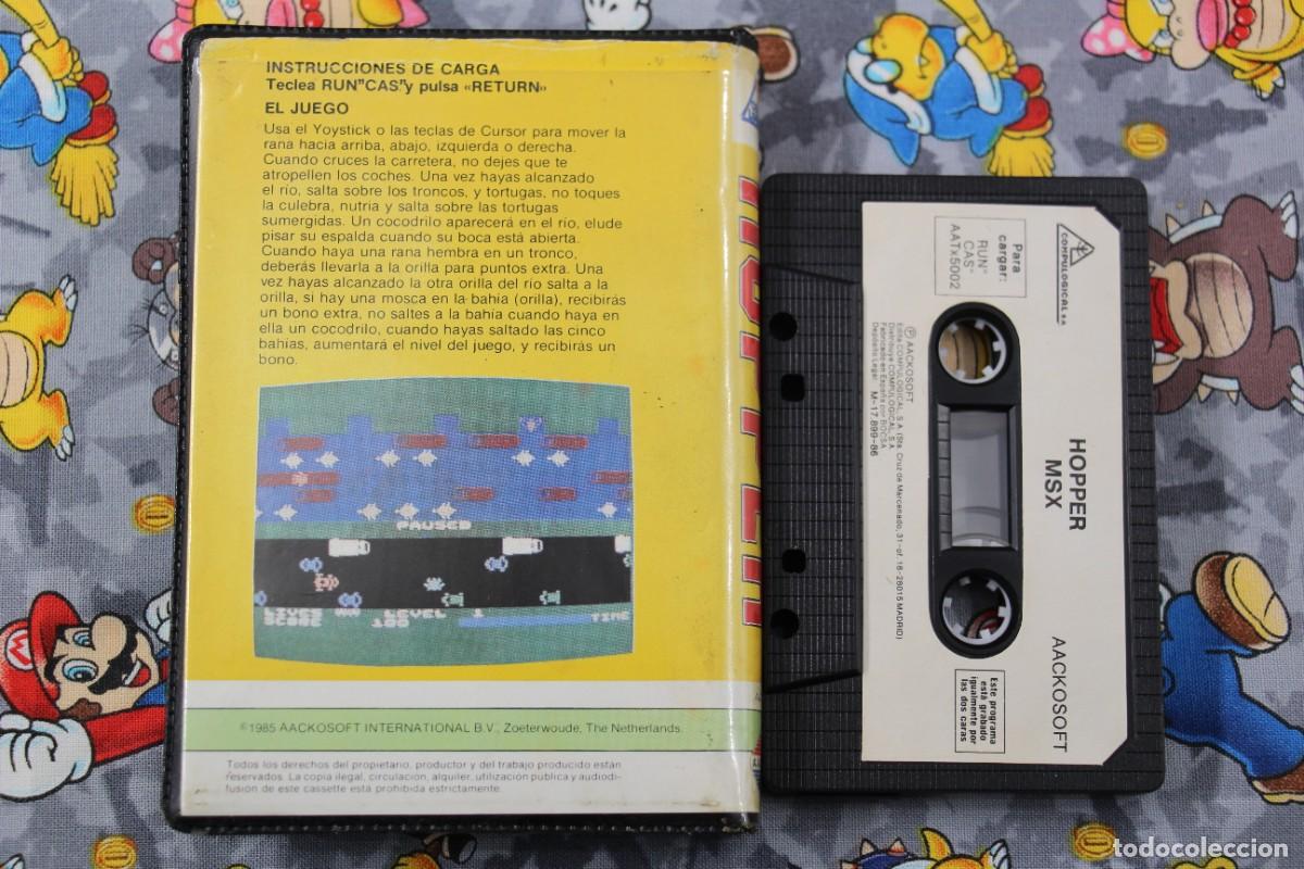 Videojuegos y consolas: MSX ESTUCHE COMPULOGICAL HOPPER EN ESPA&Ntilde;OL - Foto 2