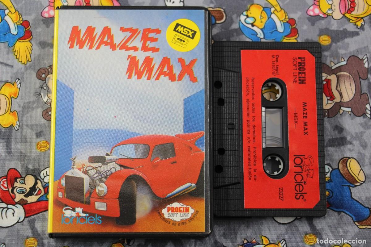 Videojuegos y consolas: MSX ESTUCHE PROEIN MAZE MAX EN ESPA&Ntilde;OL - Foto 1
