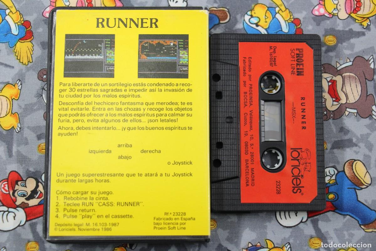 Videojuegos y consolas: MSX ESTUCHE PROEIN RUNNER EN ESPA&Ntilde;OL - Foto 2