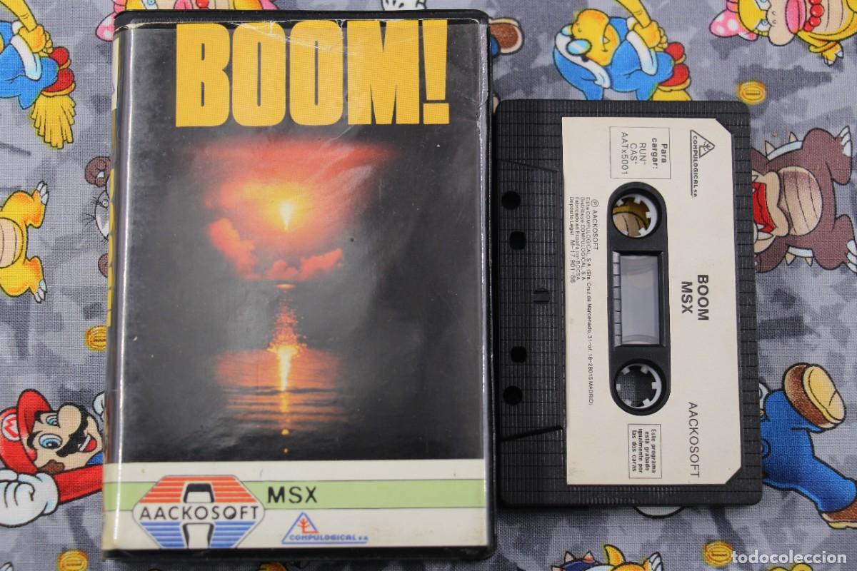 Videojuegos y consolas: MSX ESTUCHE COMPULOGICAL BOOM! EN ESPA&Ntilde;OL - Foto 1