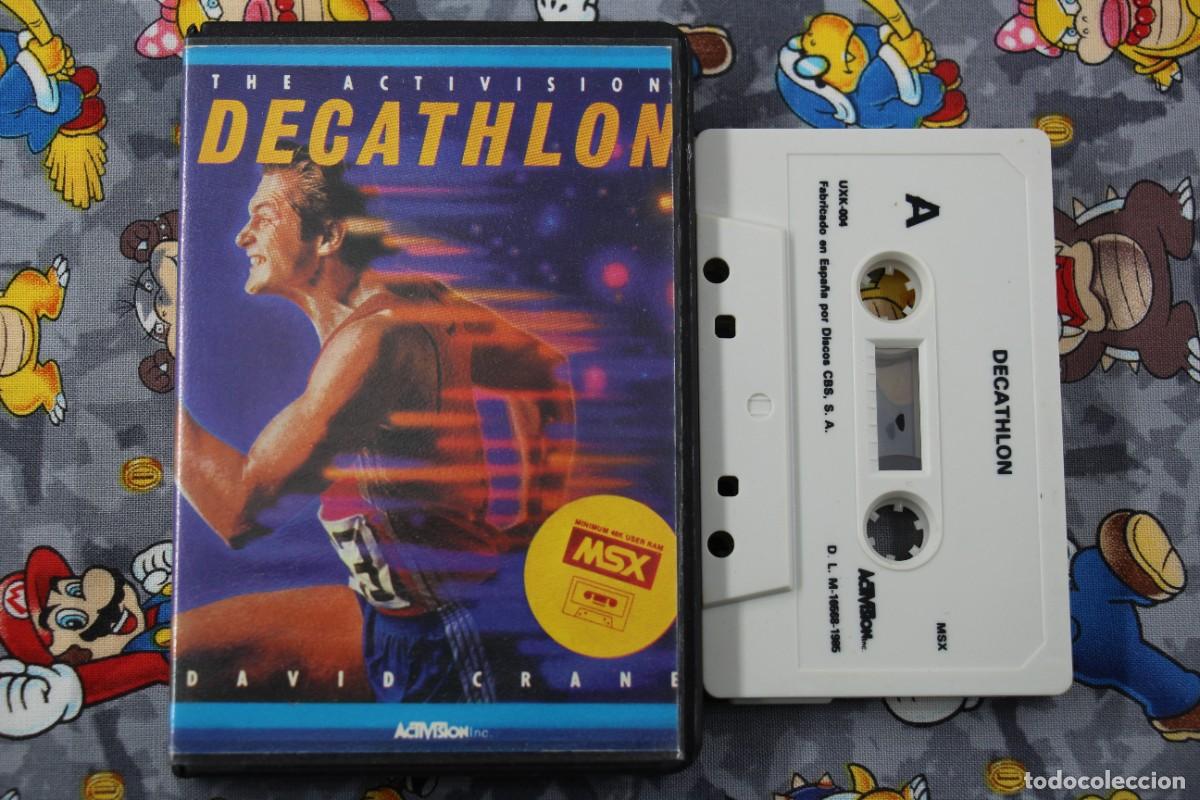 Videojuegos y consolas: MSX ESTUCHE ACTIVISION DECATHLON EN ESPA&Ntilde;OL - Foto 1