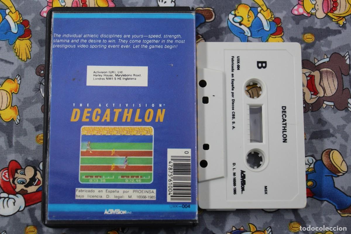 Videojuegos y consolas: MSX ESTUCHE ACTIVISION DECATHLON EN ESPA&Ntilde;OL - Foto 2