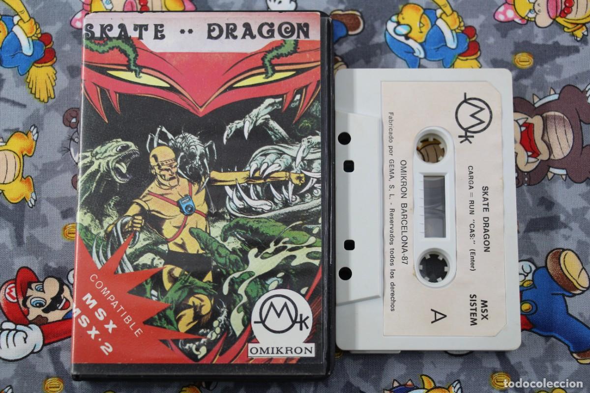 Videojuegos y consolas: MSX ESTUCHE OMK OMIKRON SKATE DRAGON EN ESPA&Ntilde;OL - Foto 1