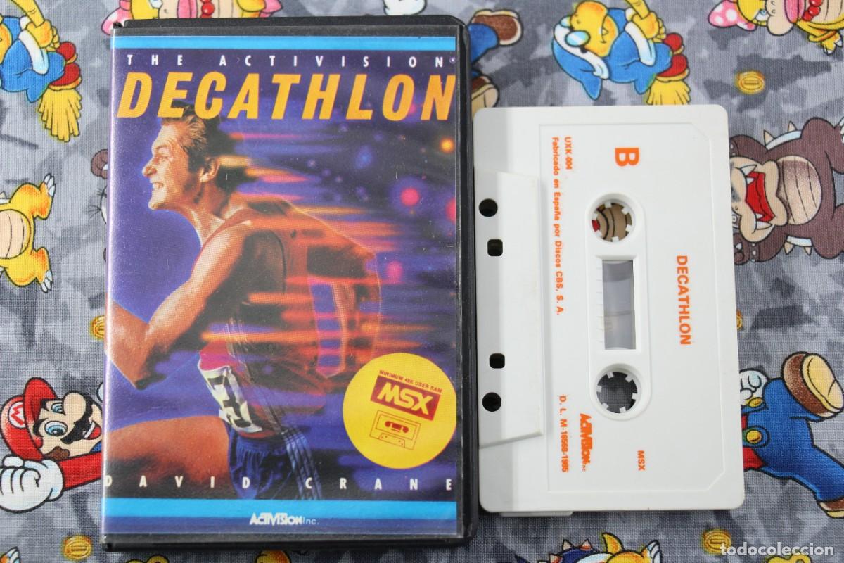Videojuegos y consolas: MSX ESTUCHE ACTIVISION DECATHLON EN ESPA&Ntilde;OL - Foto 1