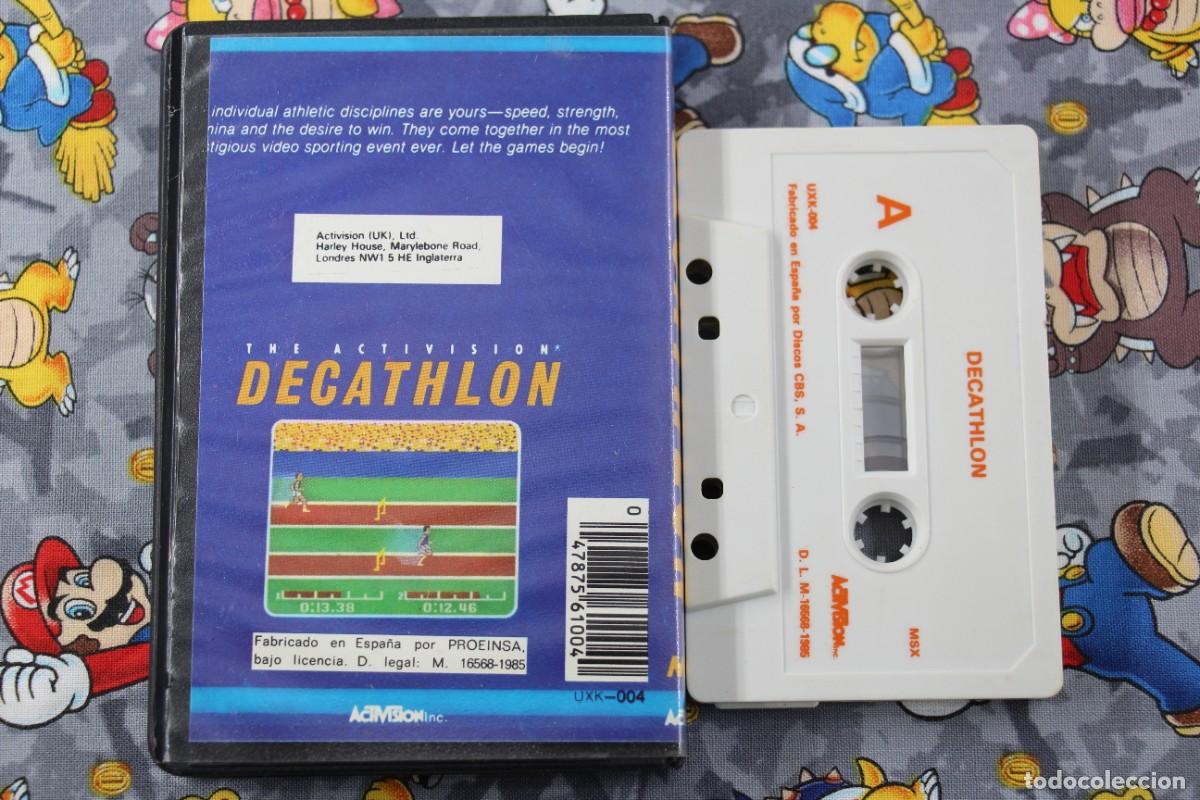 Videojuegos y consolas: MSX ESTUCHE ACTIVISION DECATHLON EN ESPA&Ntilde;OL - Foto 2