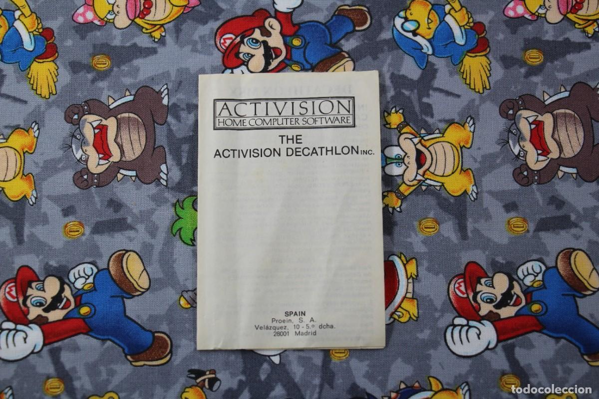 Videojuegos y consolas: MSX ESTUCHE ACTIVISION DECATHLON EN ESPA&Ntilde;OL - Foto 3
