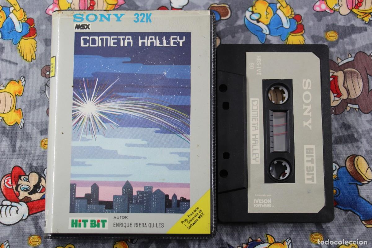 Videojuegos y consolas: MSX ESTUCHE SONY HIT BIT COMETA HALLEY EN ESPA&Ntilde;OL - Foto 1