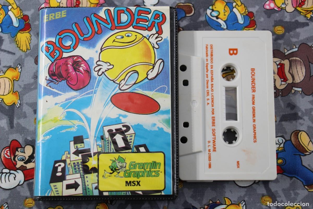 Videojuegos y consolas: MSX ESTUCHE ERBE BOUNDER EN ESPA&Ntilde;OL - Foto 1