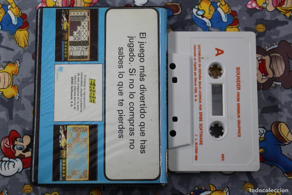 Videojuegos y consolas: MSX ESTUCHE ERBE BOUNDER EN ESPA&Ntilde;OL - Foto 2