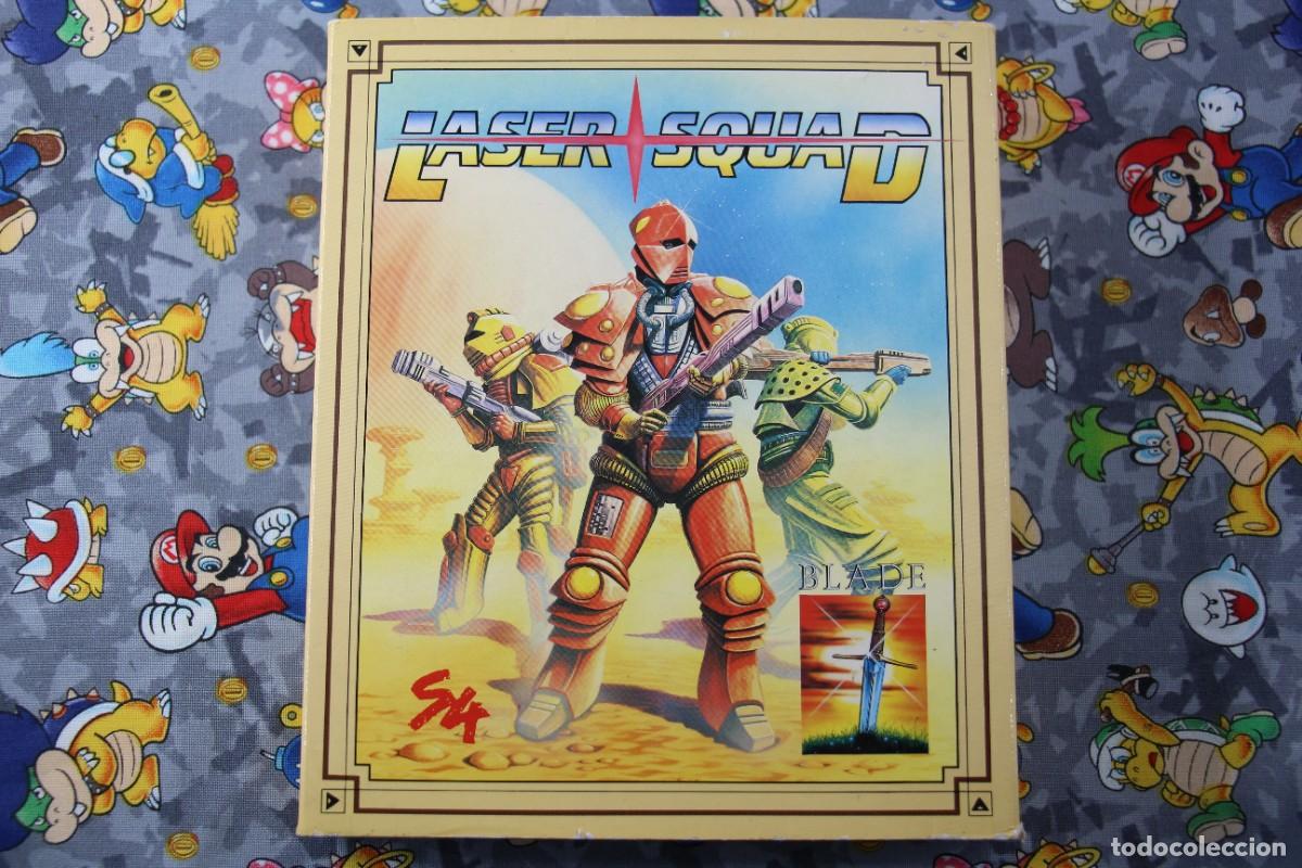 Videojuegos y consolas: MSX CAJA DE CARTON SYSTEM4 LASER SQUAD EN ESPA&Ntilde;OL - Foto 1