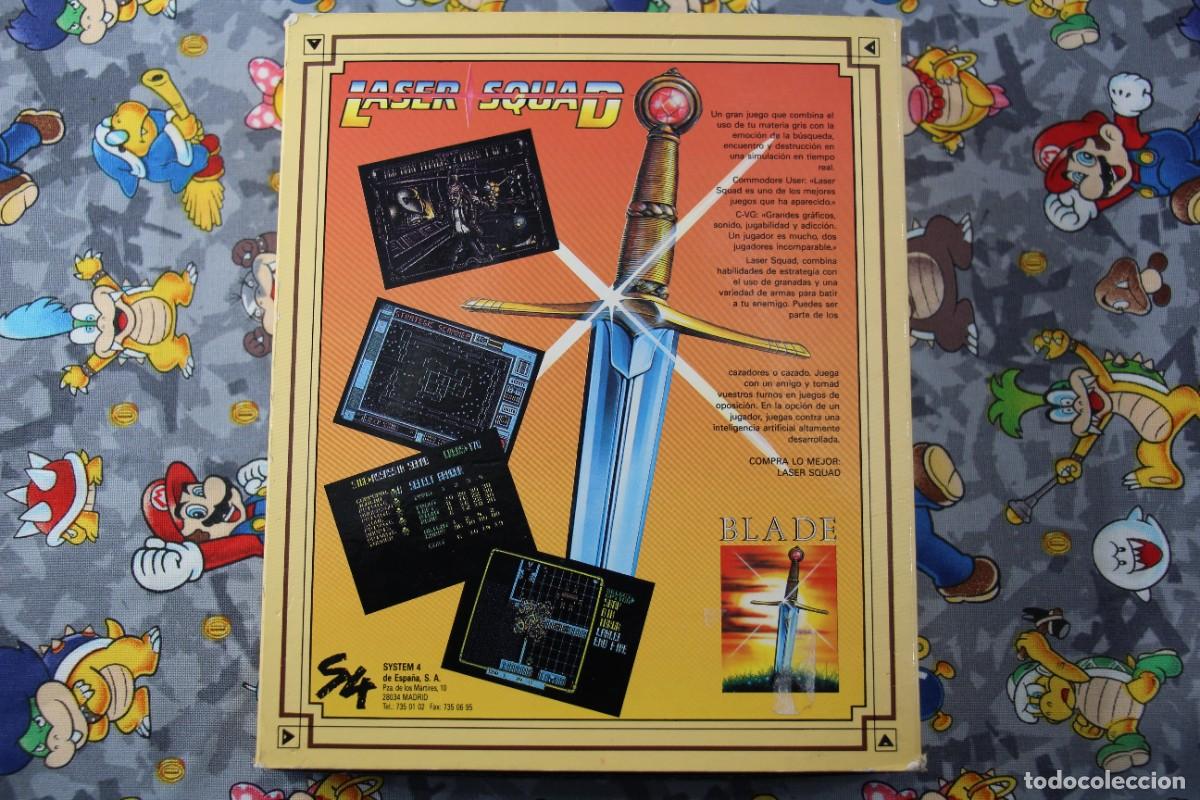 Videojuegos y consolas: MSX CAJA DE CARTON SYSTEM4 LASER SQUAD EN ESPA&Ntilde;OL - Foto 2