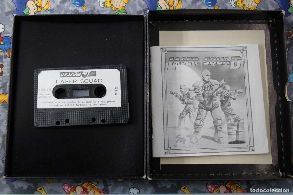 Videojuegos y consolas: MSX CAJA DE CARTON SYSTEM4 LASER SQUAD EN ESPA&Ntilde;OL - Foto 3