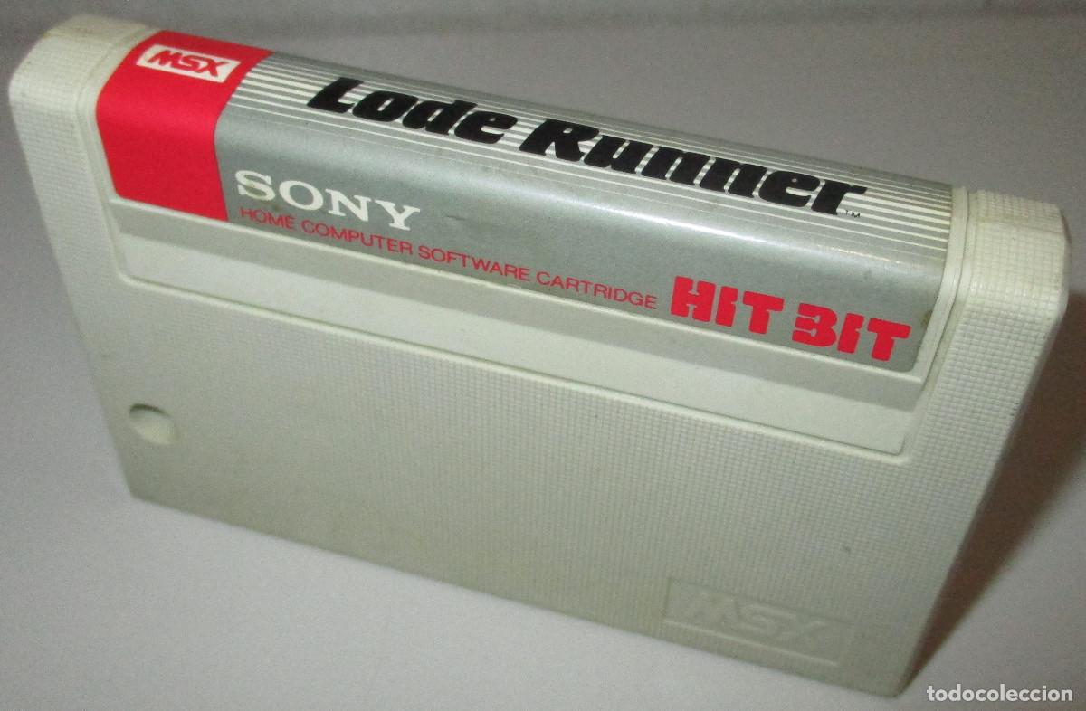Videojuegos y consolas: MSX SONY HIT BIT, juego, LODE RUNNER, cartucho - Foto 1