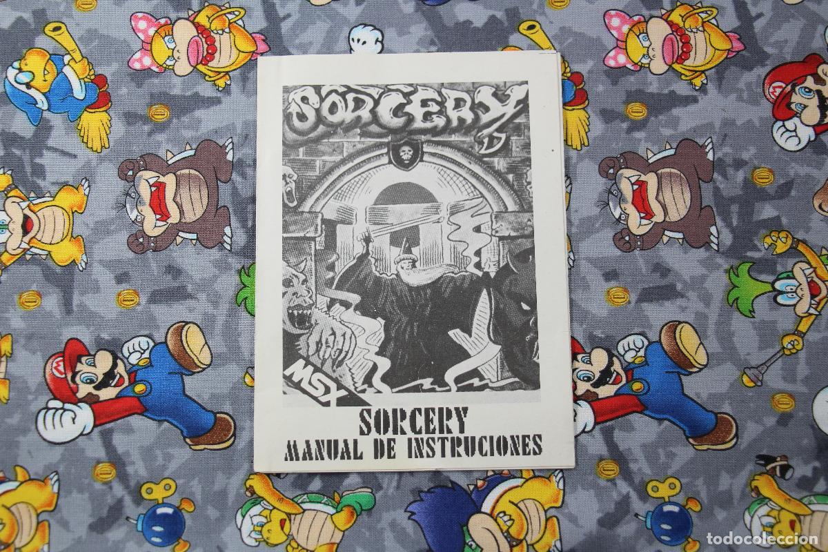 Videojuegos y consolas: MSX ESTUCHE GRANDE SORCERY EN ESPA&Ntilde;OL - Foto 3