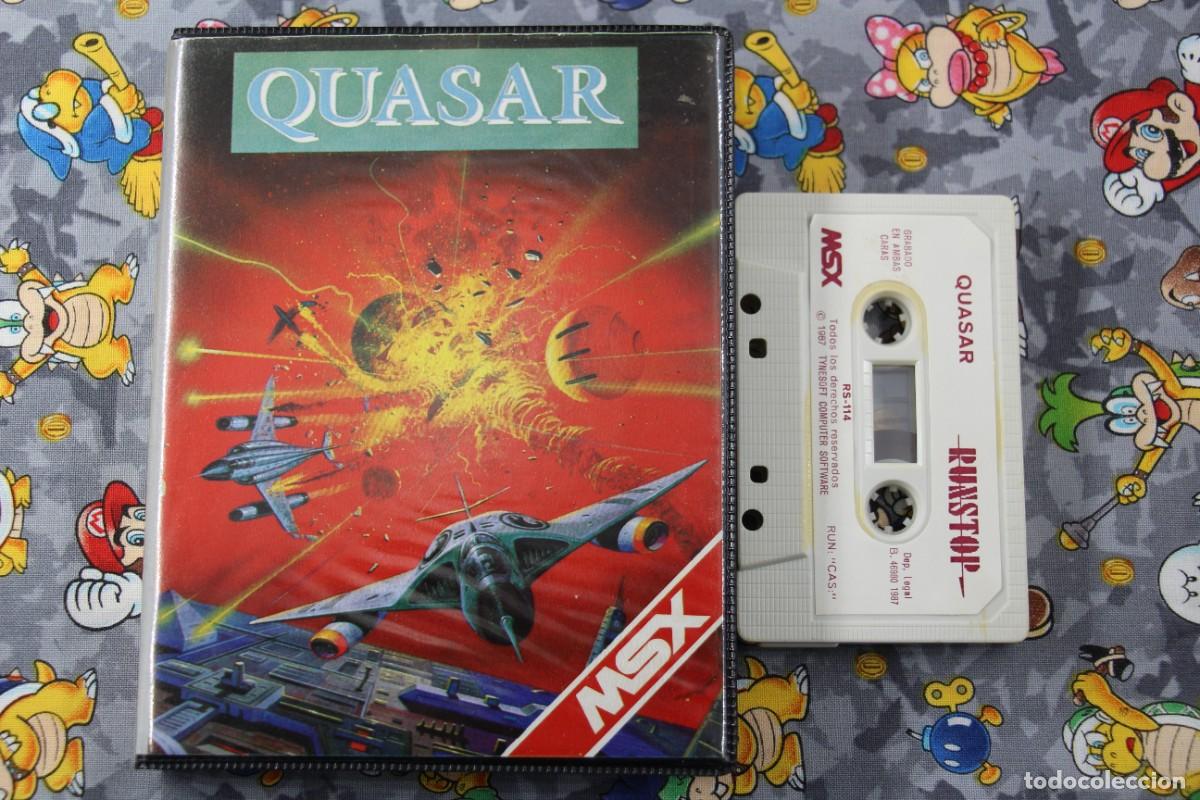 Videojuegos y consolas: MSX ESTUCHE GRANDE QUASAR EN ESPA&Ntilde;OL - Foto 1