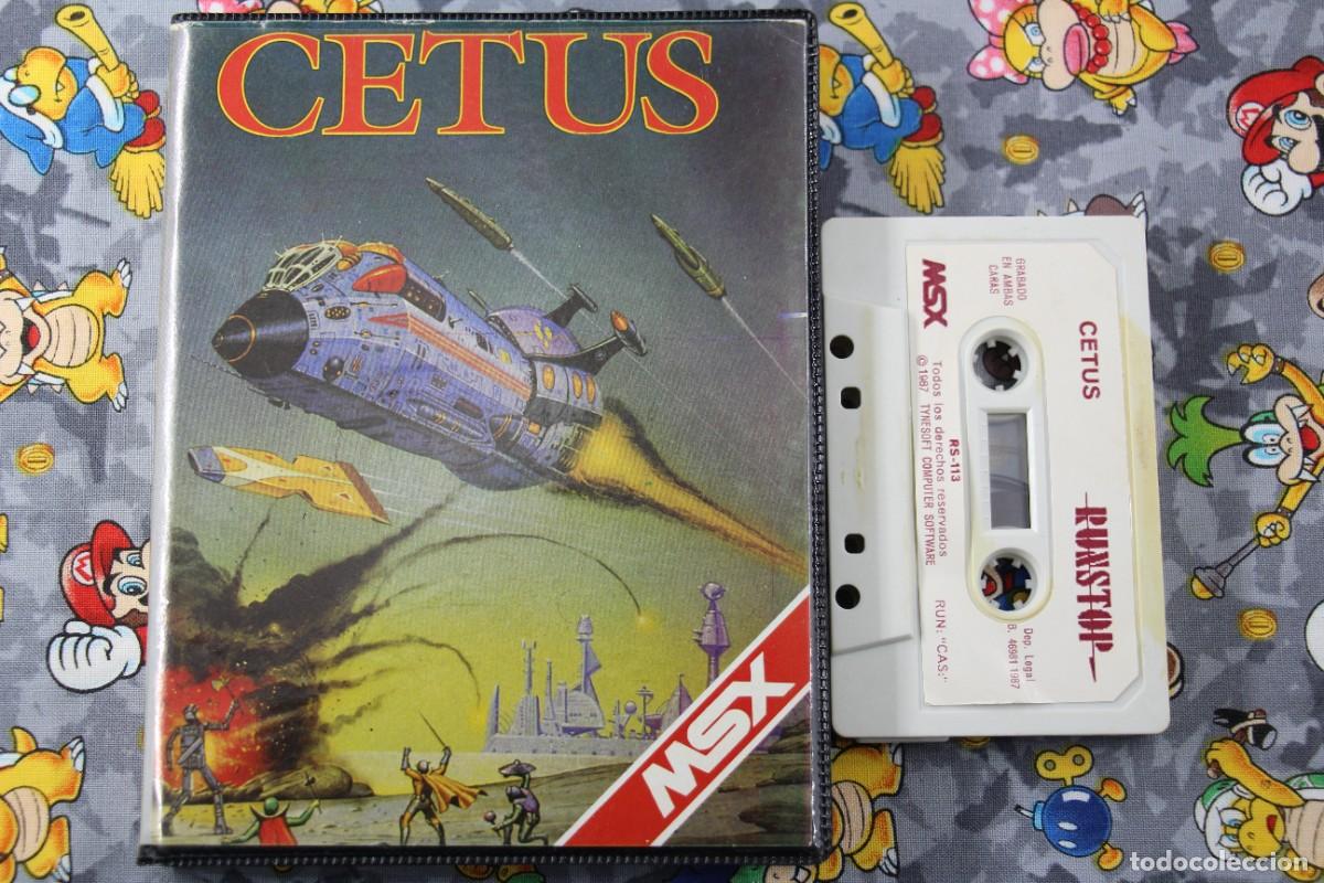Videojuegos y consolas: MSX ESTUCHE GRANDE CETUS EN ESPA&Ntilde;OL - Foto 1