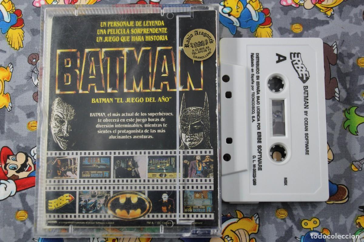 Videojuegos y consolas: MSX CINTA DOBLE ERBE BATMAN EN ESPA&Ntilde;OL - Foto 2