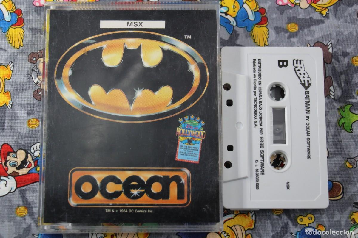 Videojuegos y consolas: MSX CINTA DOBLE ERBE BATMAN EN ESPA&Ntilde;OL - Foto 1