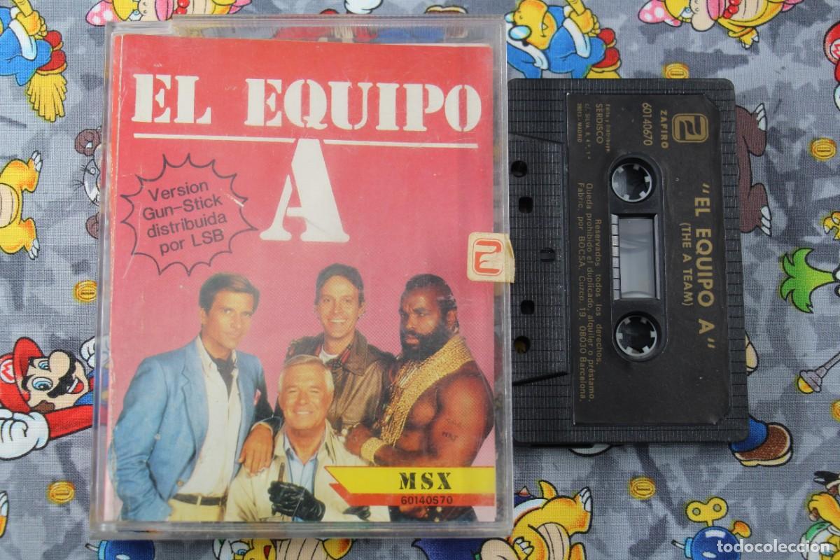Videojuegos y consolas: MSX CINTA DOBLE ZAFIRO SOFTWARE EL EQUIPO A EN ESPA&Ntilde;OL - Foto 1