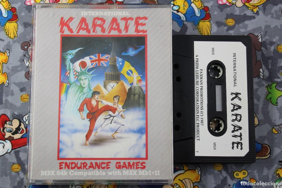 Videojuegos y consolas: MSX CINTA DOBLE INTERNATIONAL KARATE EN INGLES - Foto 1