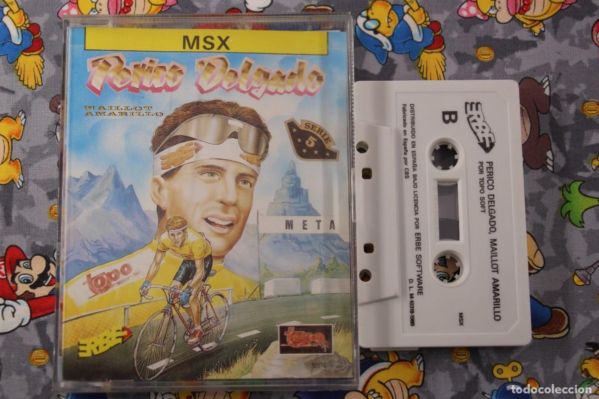 Videojuegos y consolas: MSX CINTA DOBLE TOPO SOFT ERBE PERICO DELGADO EN ESPA&Ntilde;OL - Foto 1