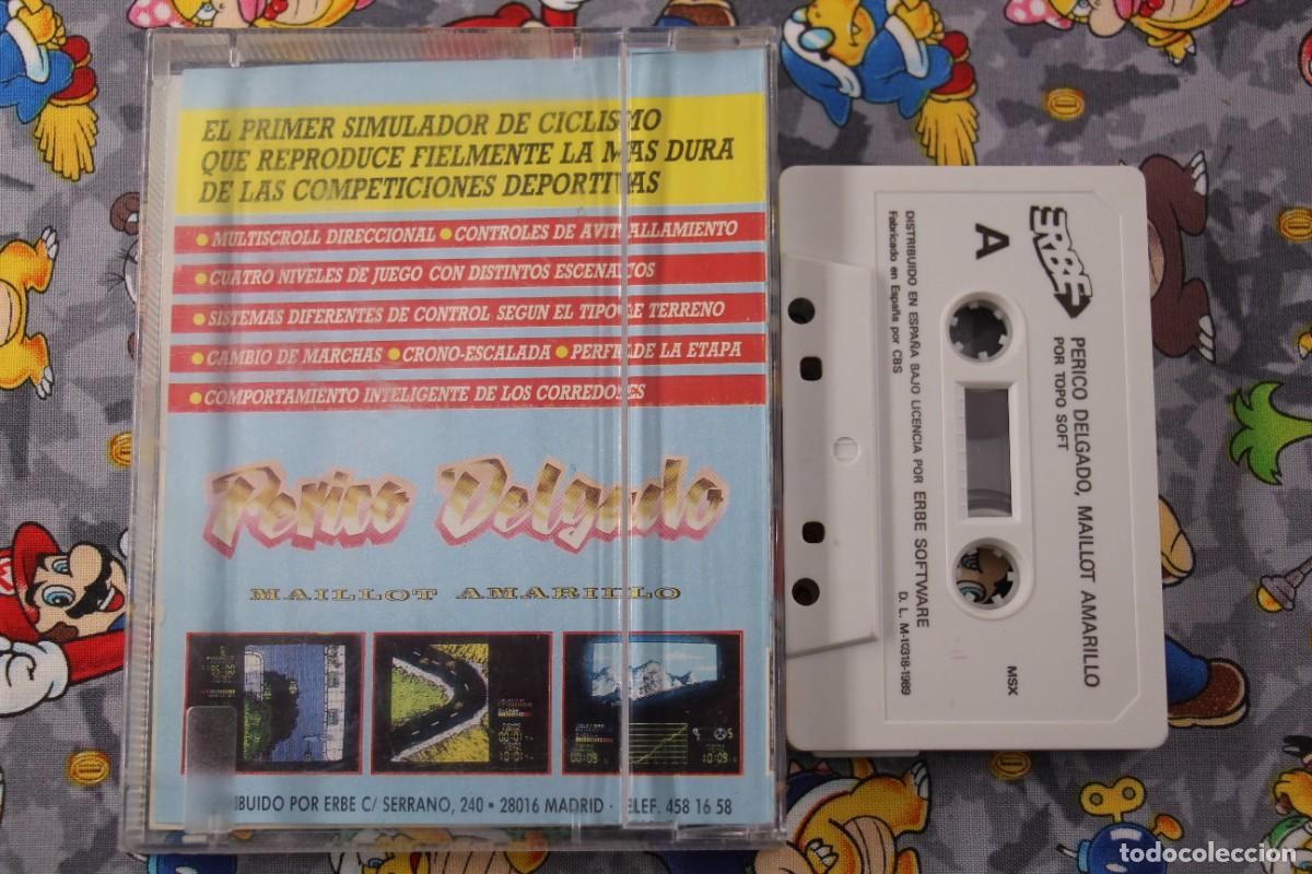 Videojuegos y consolas: MSX CINTA DOBLE TOPO SOFT ERBE PERICO DELGADO EN ESPA&Ntilde;OL - Foto 2