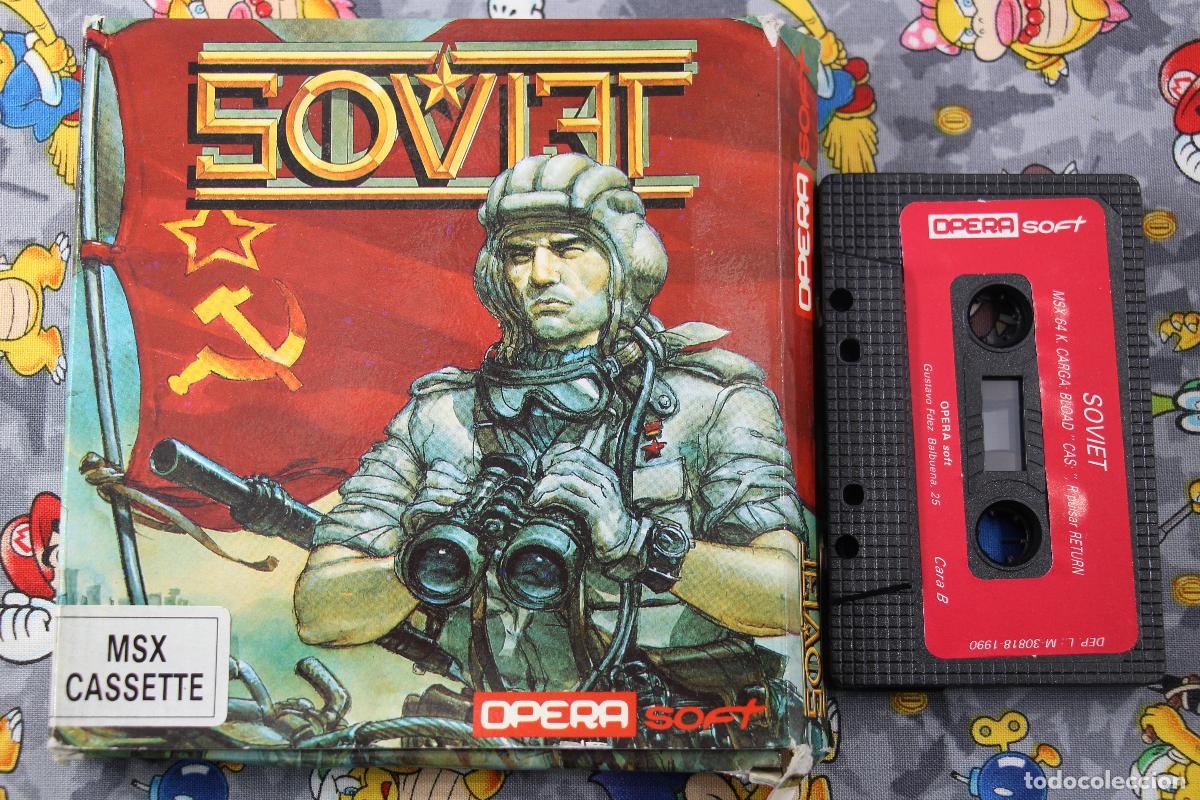 Videojuegos y consolas: MSX CAJA DE CARTON OPERA SOFT SOVIET EN ESPA&Ntilde;OL - Foto 1