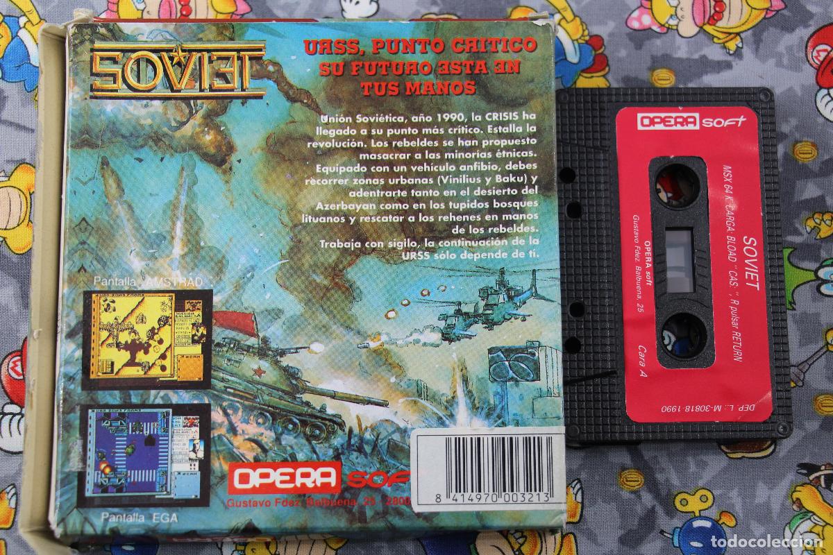 Videojuegos y consolas: MSX CAJA DE CARTON OPERA SOFT SOVIET EN ESPA&Ntilde;OL - Foto 2
