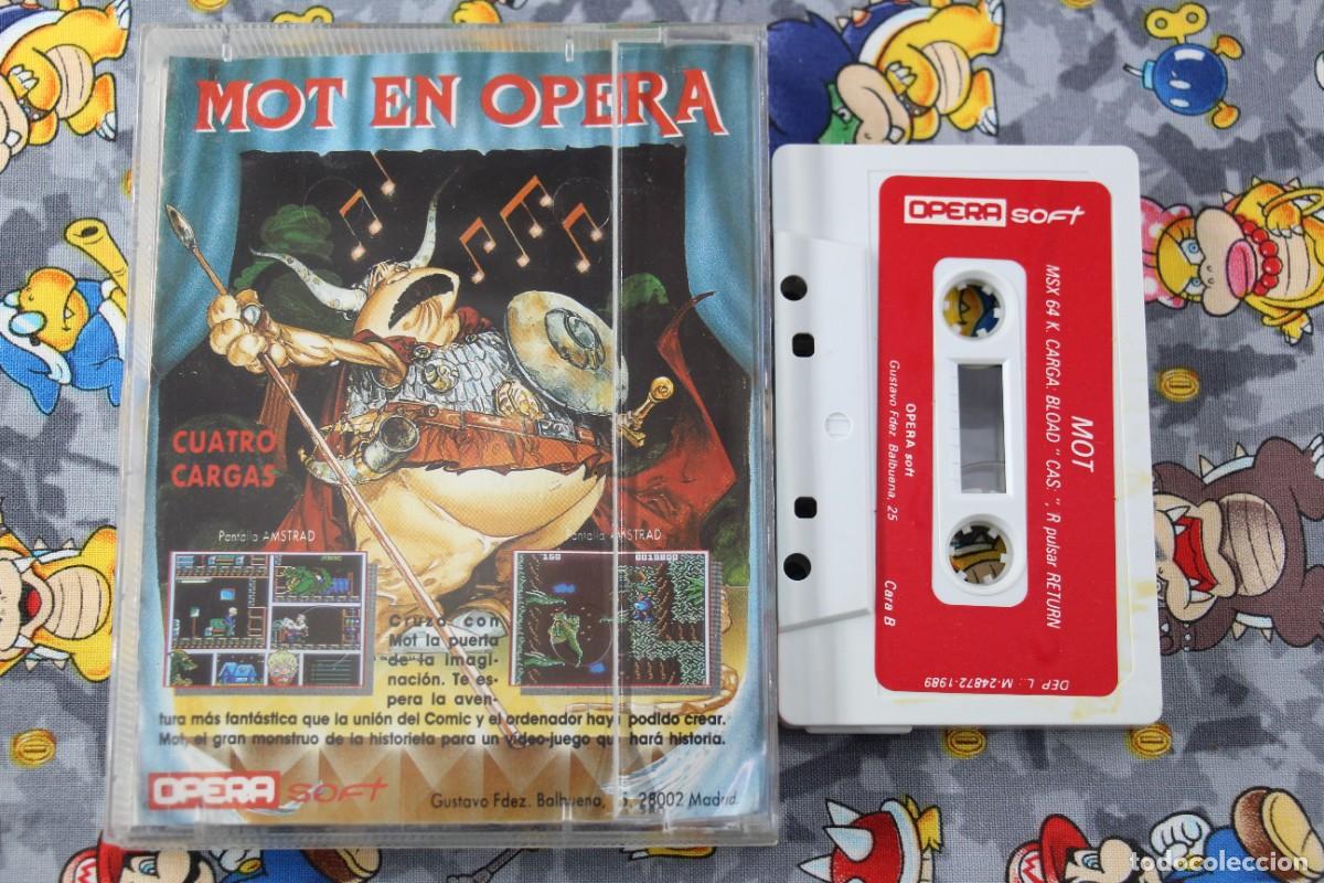 Videojuegos y consolas: MSX CINTA DOBLE OPERA SOFT MOT EN ESPA&Ntilde;OL - Foto 2
