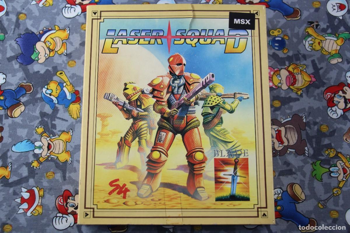 Videojuegos y consolas: MSX CAJA DE CARTON SYSTEM 4 LASER SQUAD EN ESPA&Ntilde;OL - Foto 1
