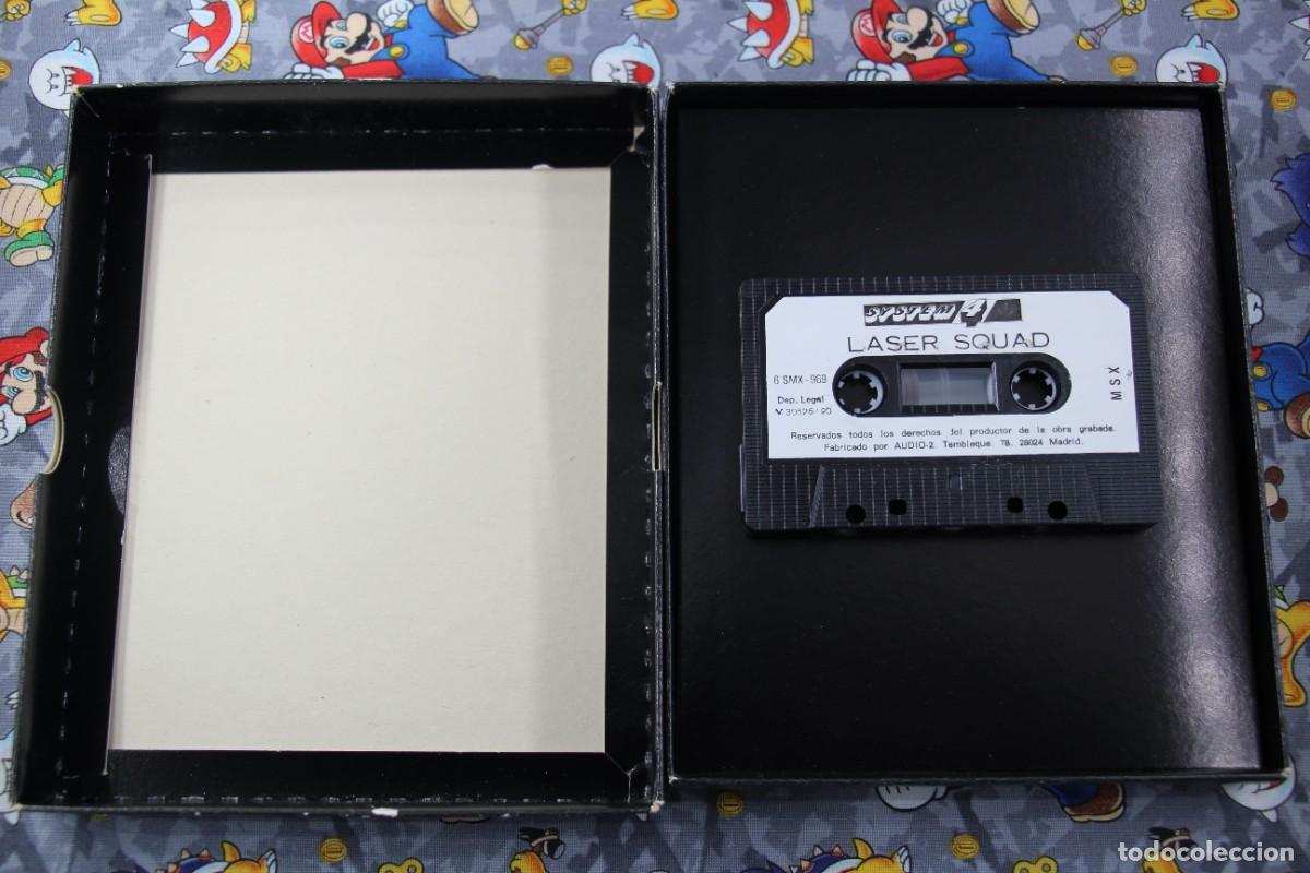 Videojuegos y consolas: MSX CAJA DE CARTON SYSTEM 4 LASER SQUAD EN ESPA&Ntilde;OL - Foto 3