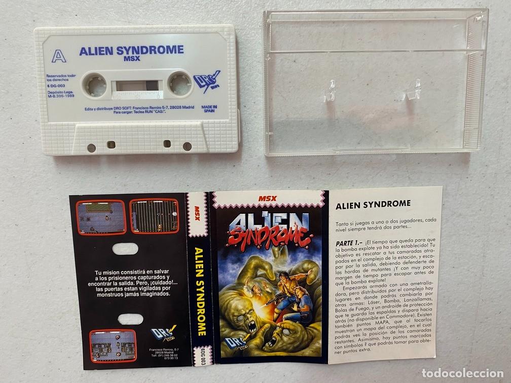 Videojuegos y consolas: ALIEN SYNDROME - VIDEOJUEGO MSX CASSETTE - Foto 3