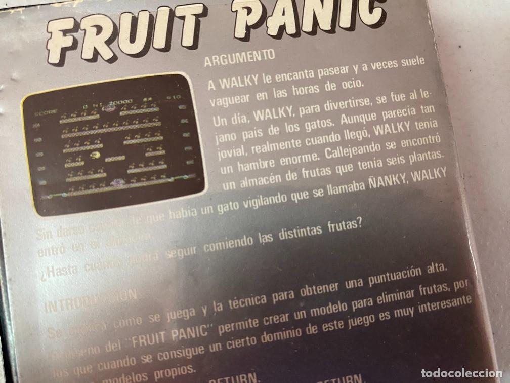 Videojuegos y consolas: FRUIT PANIC - VIDEOJUEGO MSX CASSETTE - Foto 4
