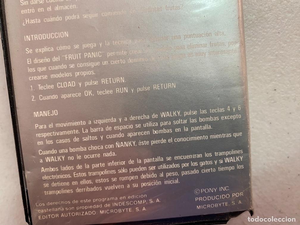 Videojuegos y consolas: FRUIT PANIC - VIDEOJUEGO MSX CASSETTE - Foto 5