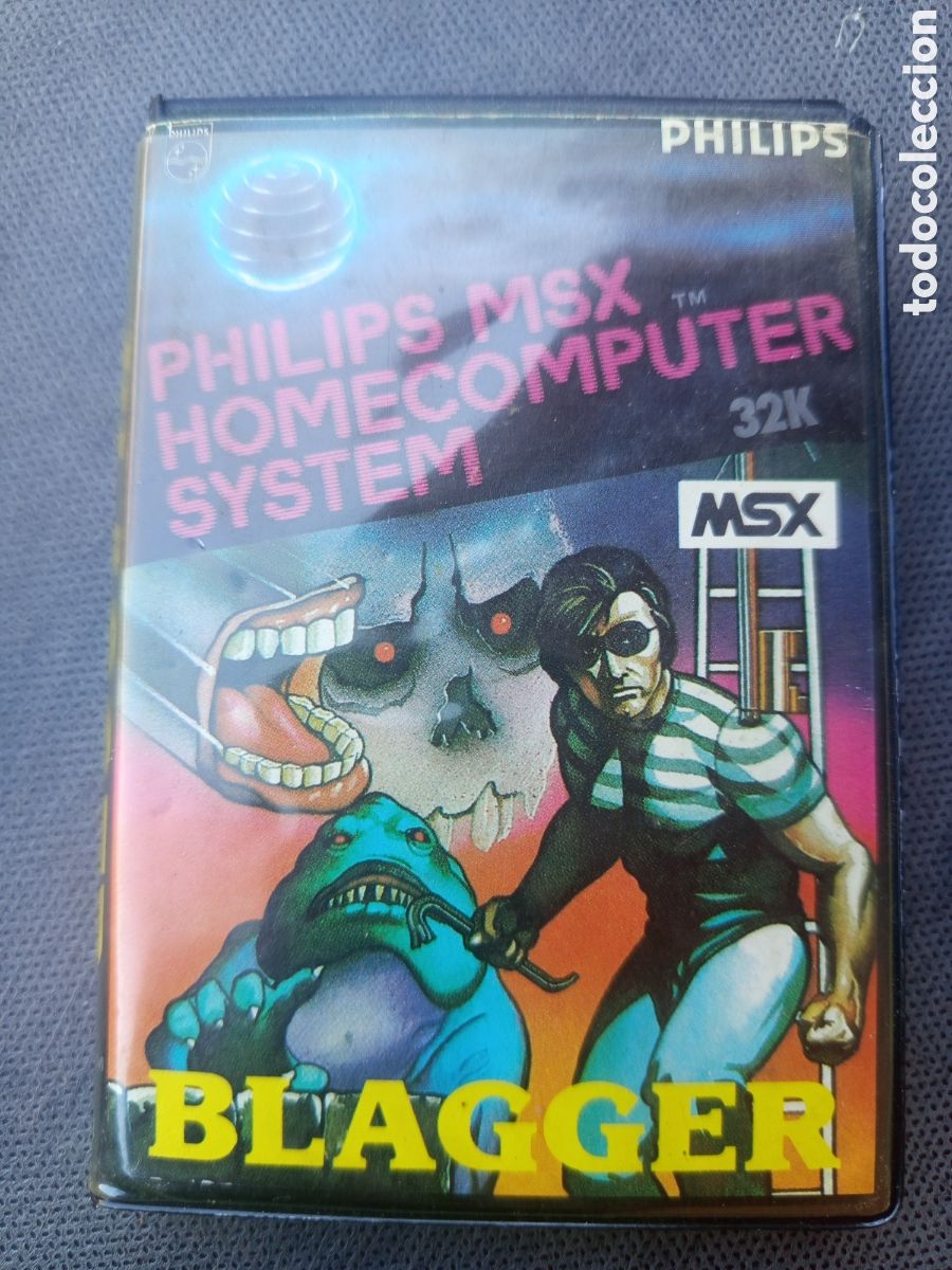 Videojuegos y Consolas: Juego de cassette para MSX blagger
