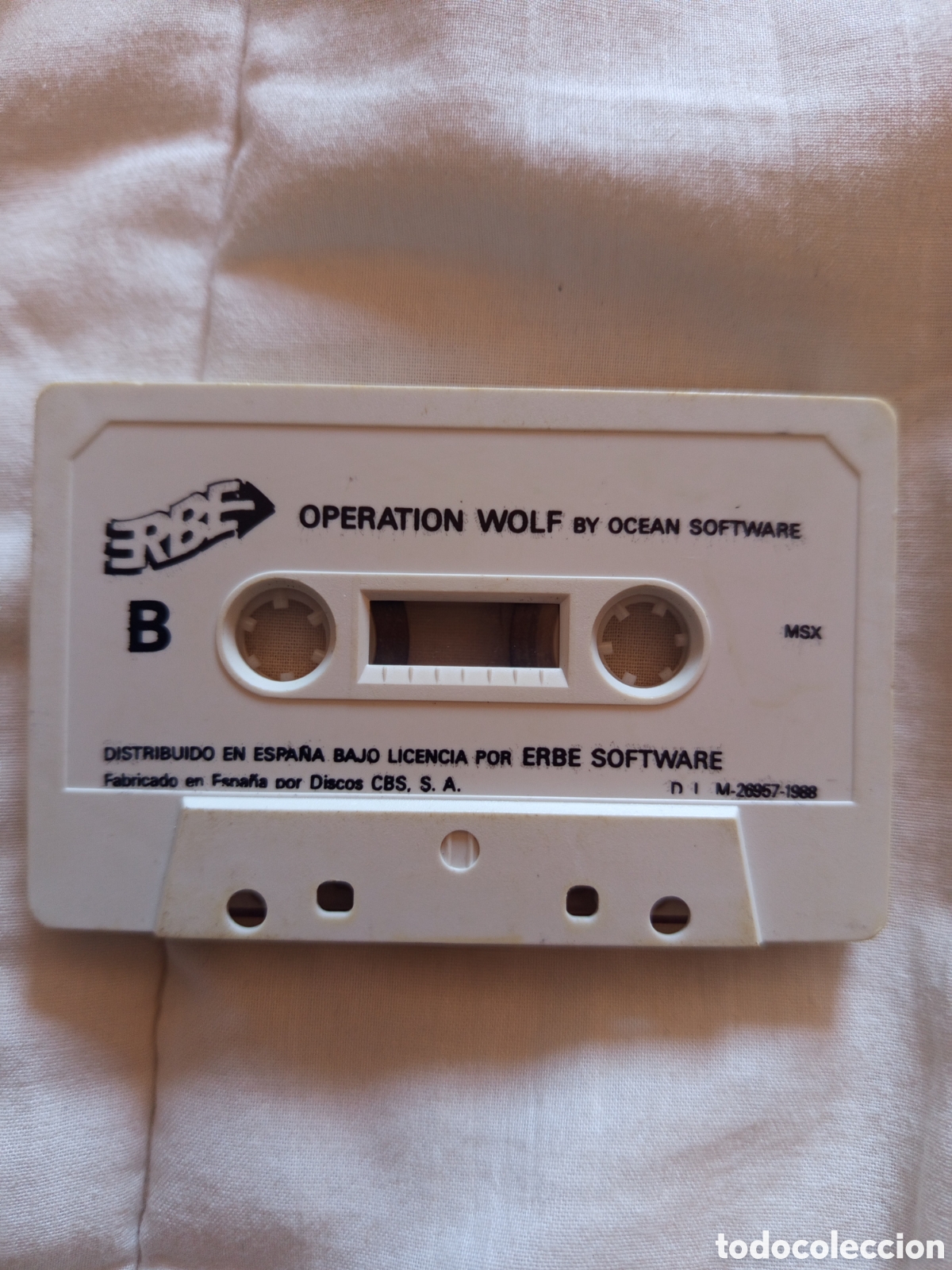 Videojuegos y consolas: Juego de cassette para MSX operation world - Foto 2