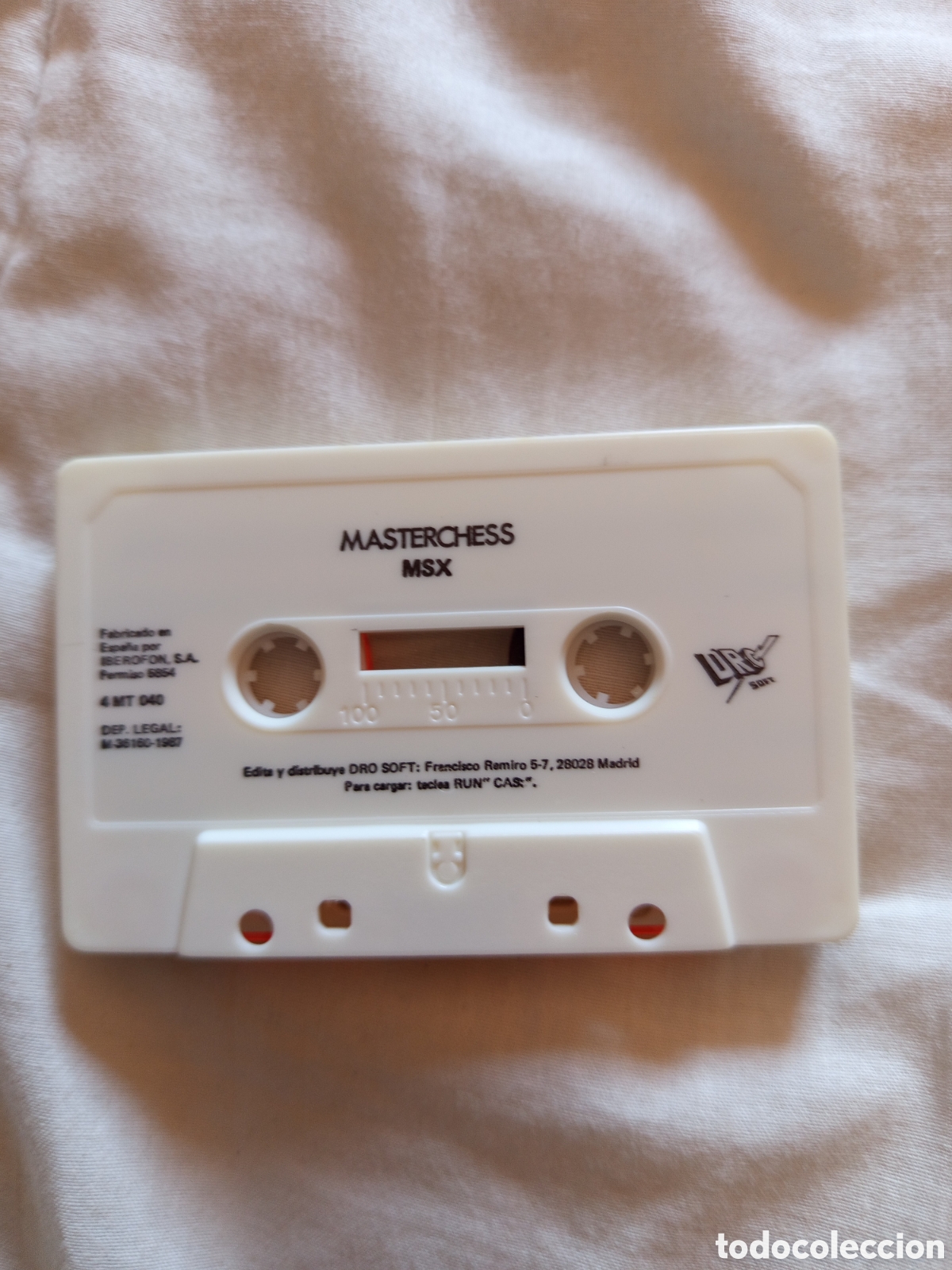 Videojuegos y consolas: Juego de cassette para MSX m&aacute;ster chess - Foto 2