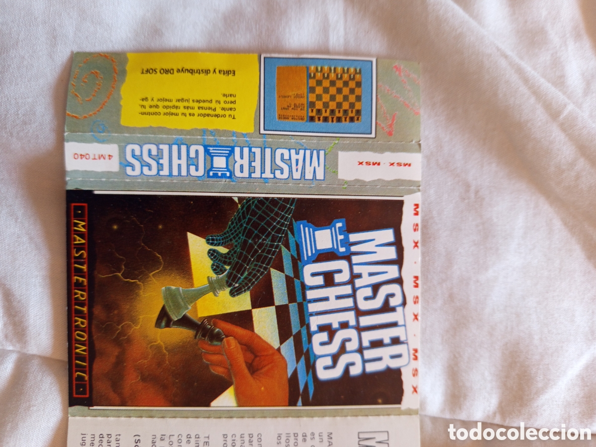 Videojuegos y consolas: Juego de cassette para MSX m&aacute;ster chess - Foto 3