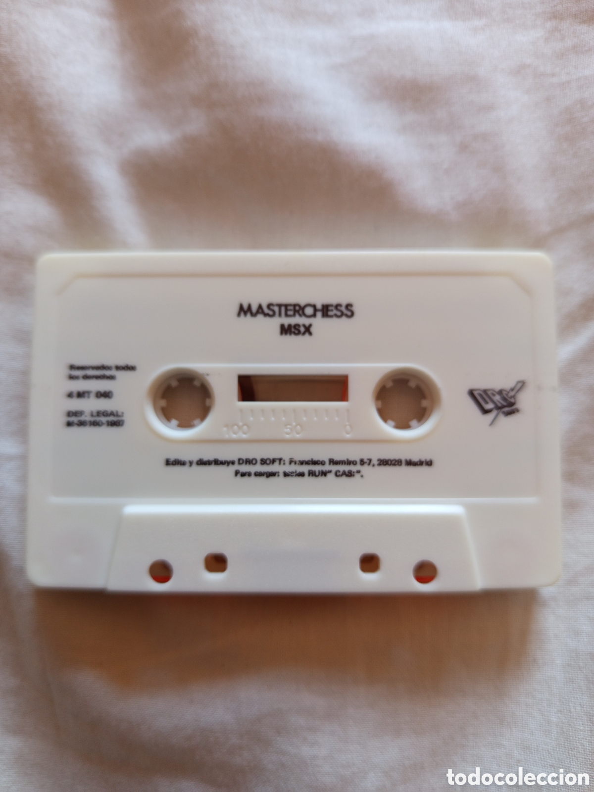 Videojuegos y consolas: Juego de cassette para MSX m&aacute;ster chess - Foto 1